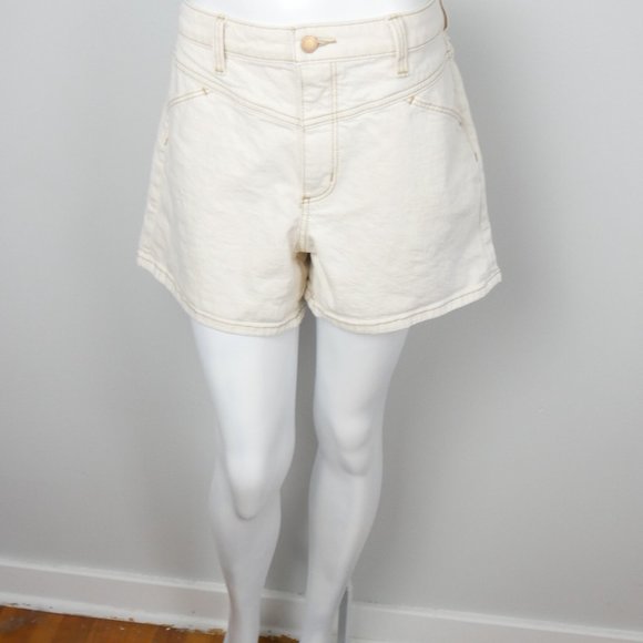 Universal Threads Cream with Tan Stitching Vintage Western Style Shorts 10 - Picture 11 of 12